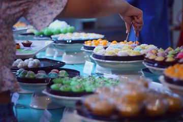 buffet at the market