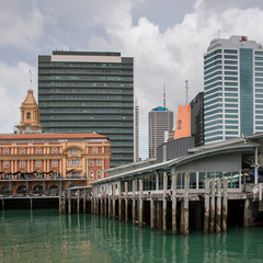 Auckland city New Zealand. Skyline