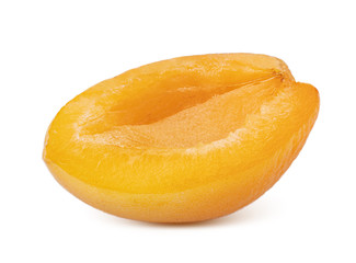 Naklejka na ściany i meble Apricot isolated on white backgeound