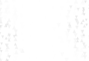 Obraz premium Light Gray vector background with triangles.