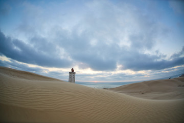 Lighthouse on beach