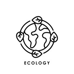 Ecology. World environment icon. Eco Friendly icon. Ecology vector. Ecology icon vector.