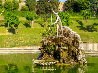 Fountain of Neptune at Boboli Garden, Florence, Italy © Stanislava