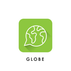 World globe Icon isolated on white background, globe Icon, globe Icon Vector, globe vector