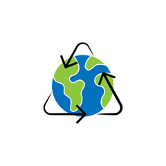 World Globe. Globe icon. Globe vector. World globe vector icon modern and simple flat symbol for website, mobile, logo, app, UI.