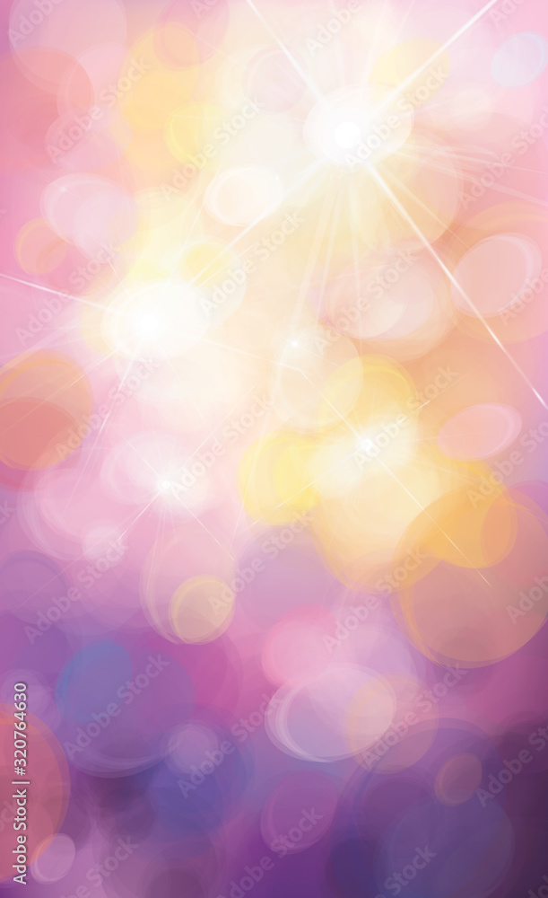 Canvas Prints vector colorful lights, sparkling background.