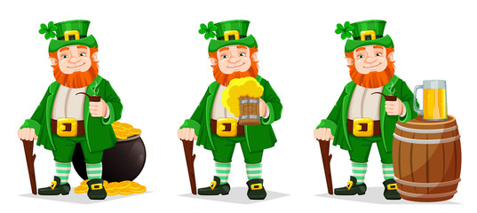 Leprechaun. Happy Saint Patrick's day