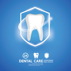 Dental Care Creative Concept vector illustration.