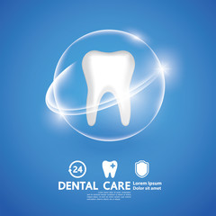 Dental Care Creative Concept vector illustration.
