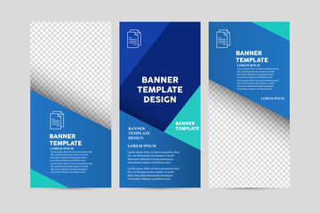 Flyers template pack for advertisement. Vector illustration.