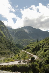 Landscape in Uttaranchal.