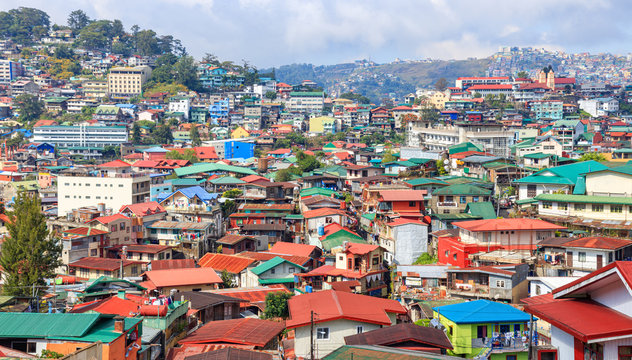 View of Baguio City, Philippines