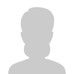 Profile Placeholder image. Gray silhouette no photo