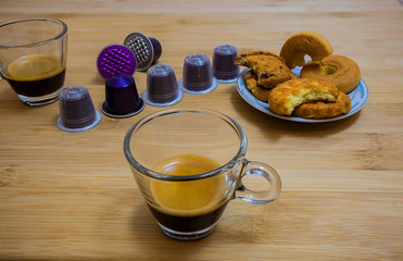 caffè con dolce