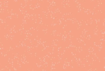 Light Orange vector template with repeated sticks, dots.