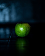 Reflection of an apple