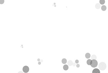 Light Gray vector texture with disks.