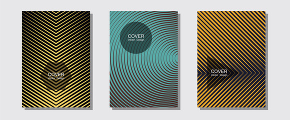 Geometric design templates for banners, covers.