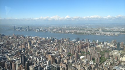 NYC view of river and buildings