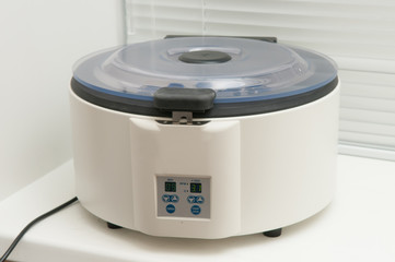 Medical blood centrifuge in clinic