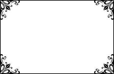 Obraz premium Scroll Border