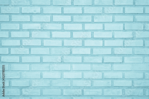 Fototapete Pastel Blue And White Brick Wall Texture Background Brickwork Painted Of Blue Color Interior Rock Old Pattern Clean Concrete Grid Uneven Brick Design Stack Home Or Office Design Backdrop Decoration Abstrakt Phokin