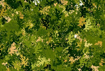 Dark Green, Red vector template with chaotic shapes.