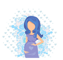 It's A boy! - pregnant woman card