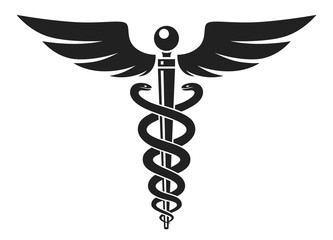 Simple Caduceus sign