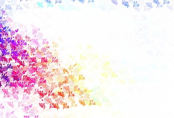 Light Multicolor vector texture with abstract forms.