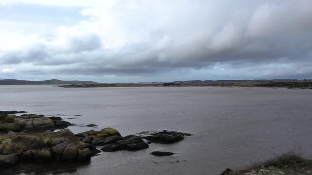 Aerial view of Ardara in County Donegal - Ireland
