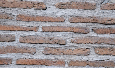 old red brick wall background
