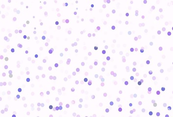 Light Purple, Pink vector layout with bright snowflakes.