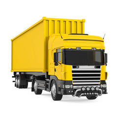 Container Truck Isolated