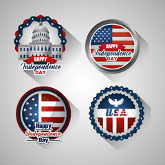 bundle of presidents day set emblems