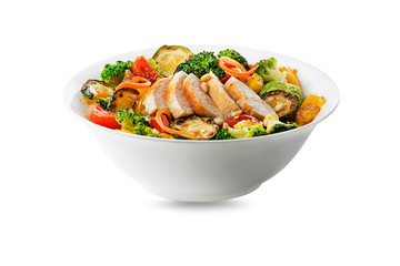 Salad chicken bowl