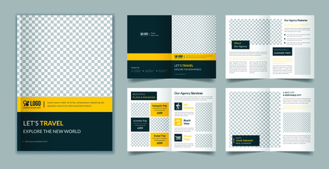 Travel 8 page brochure template