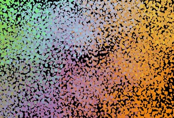 Dark Multicolor vector background with abstract shapes.