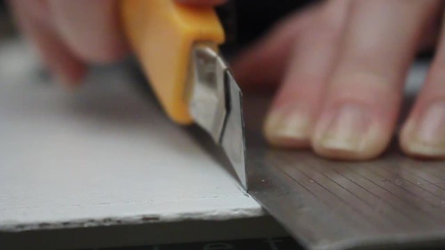 Preparing paper for decoupage