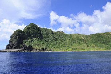 Fototapeta na wymiar Side shot of Lanyu island
