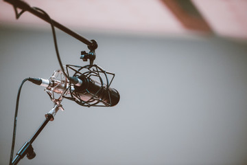 Professional microphones for studio recording