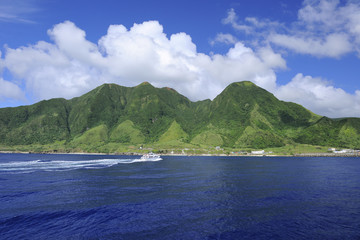 Side shot of Lanyu island