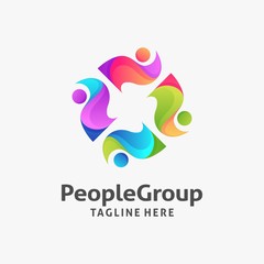 People group logo design