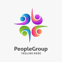 People group logo design