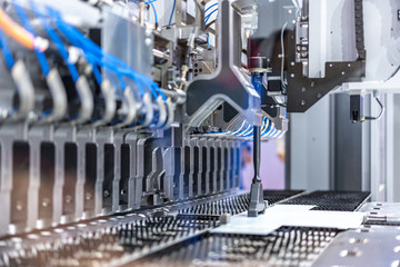 machine tool in factory