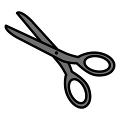 Scissor icon vector sign and symbol on trendy design