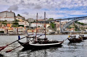 Blick auf Porto und die Dom Luis I Brücke
