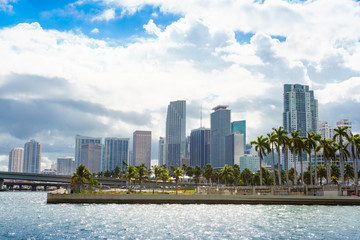 Obraz premium Miami skyline, Florida, USA