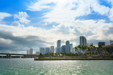 Obraz premium Miami skyline, Florida, USA