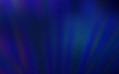 Dark BLUE vector background with stright stripes. Colorful shining illustration with lines on abstract template. Smart design for your business advert.